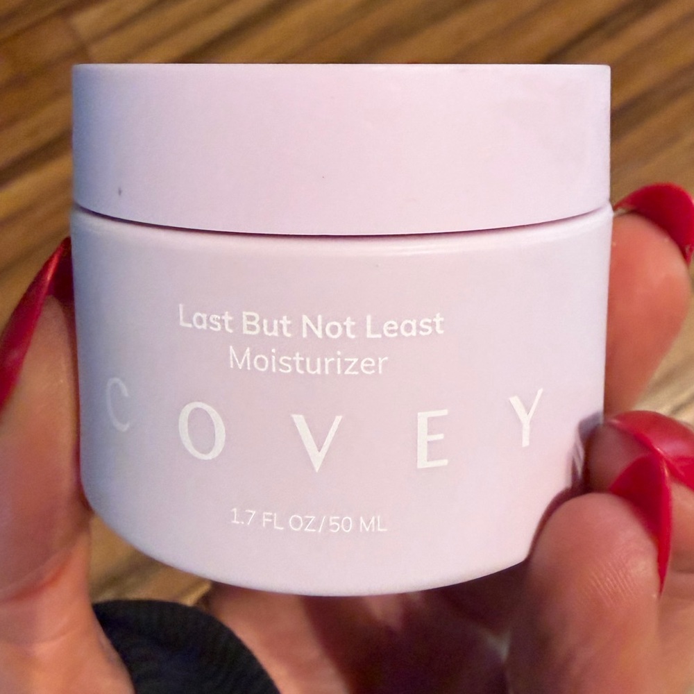Covey last but not the least Moisturizer. 1.7 Fl oz